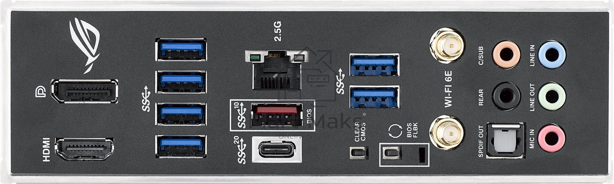 Материнская плата ASUS ROG STRIX B760-F GAMING WIFI, LGA 1700, Intel B760, 4xDDR5, 4xSATA, 3xM.2, 1xPCI-E 5.0 x16, 1xPCI-E 3.0 x4, 1xHDMI, 1xDP, 1x 2.5Gb LAN, 1xUSB-A 3.2 Gen 2, 6xUSB-A 3.2 Gen 1, 1xUSB-C 3.2 Gen 2x2, 5x3.5 мм, 7.1, Standard-ATX