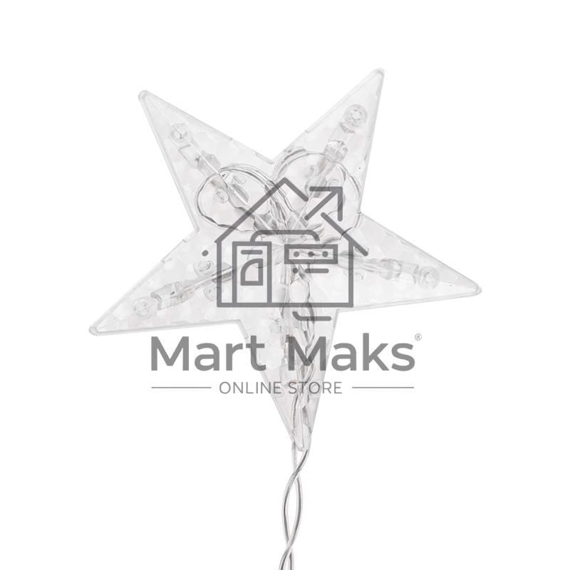 Гирлянда Neon-night Арка со звездами 2,5х1,2м, 136 LED, теплый белый, с контроллером 8 режимов, 230В