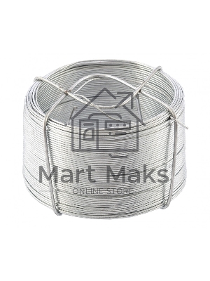 Проволока стальная, оцинкованная 0,9 мм, длина 50 м Сибртех