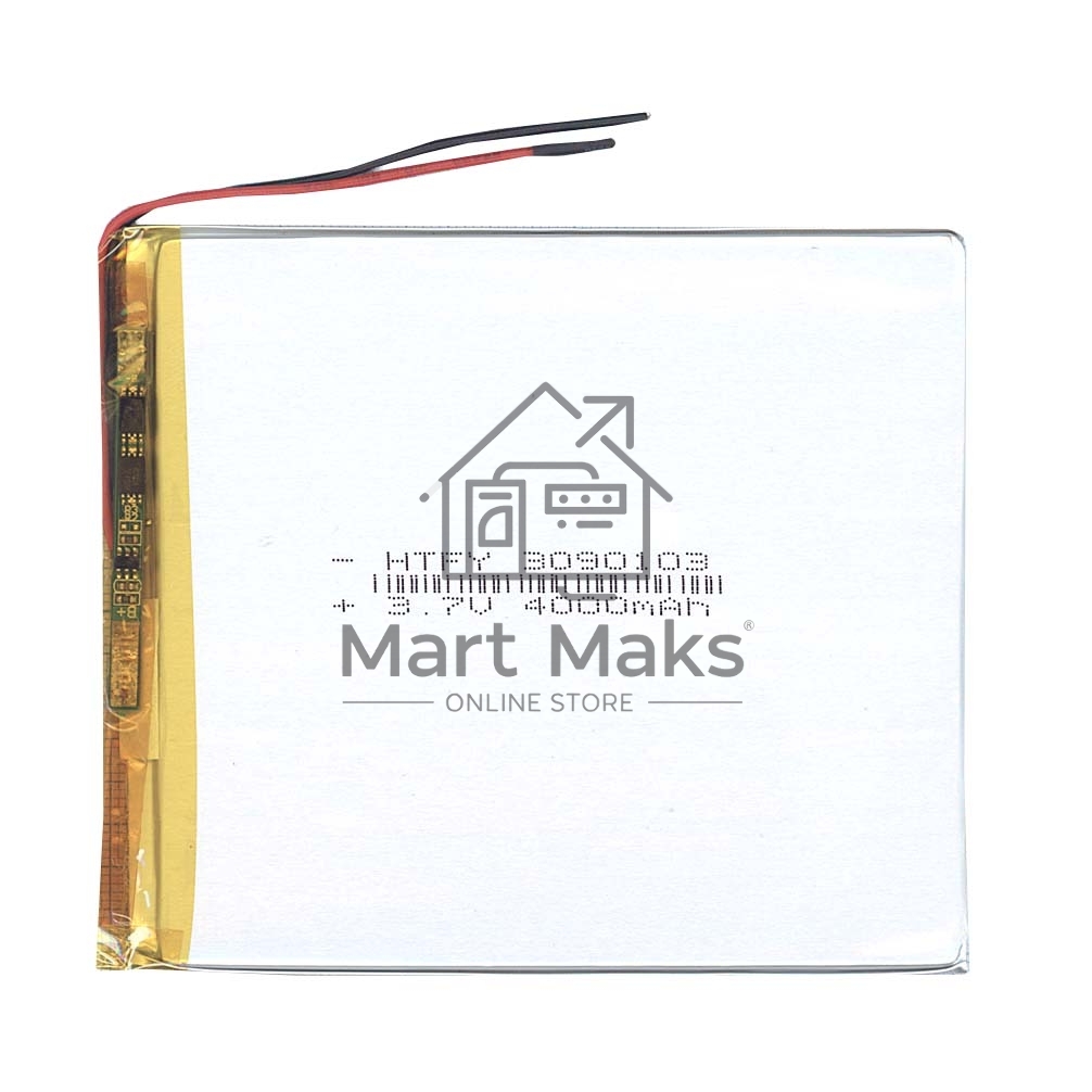 Аккумулятор Li-Pol (батарея) 3*90*103мм 2pin 3.7V/4000mAh