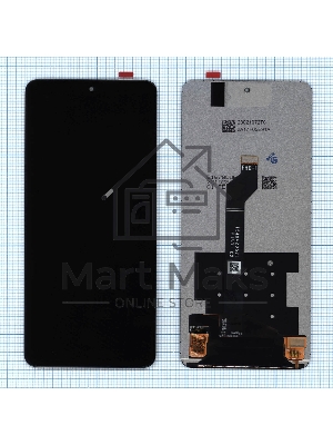 Дисплей для Huawei Nova 9 SE, Honor 50 SE в сборе с тачскрином черный