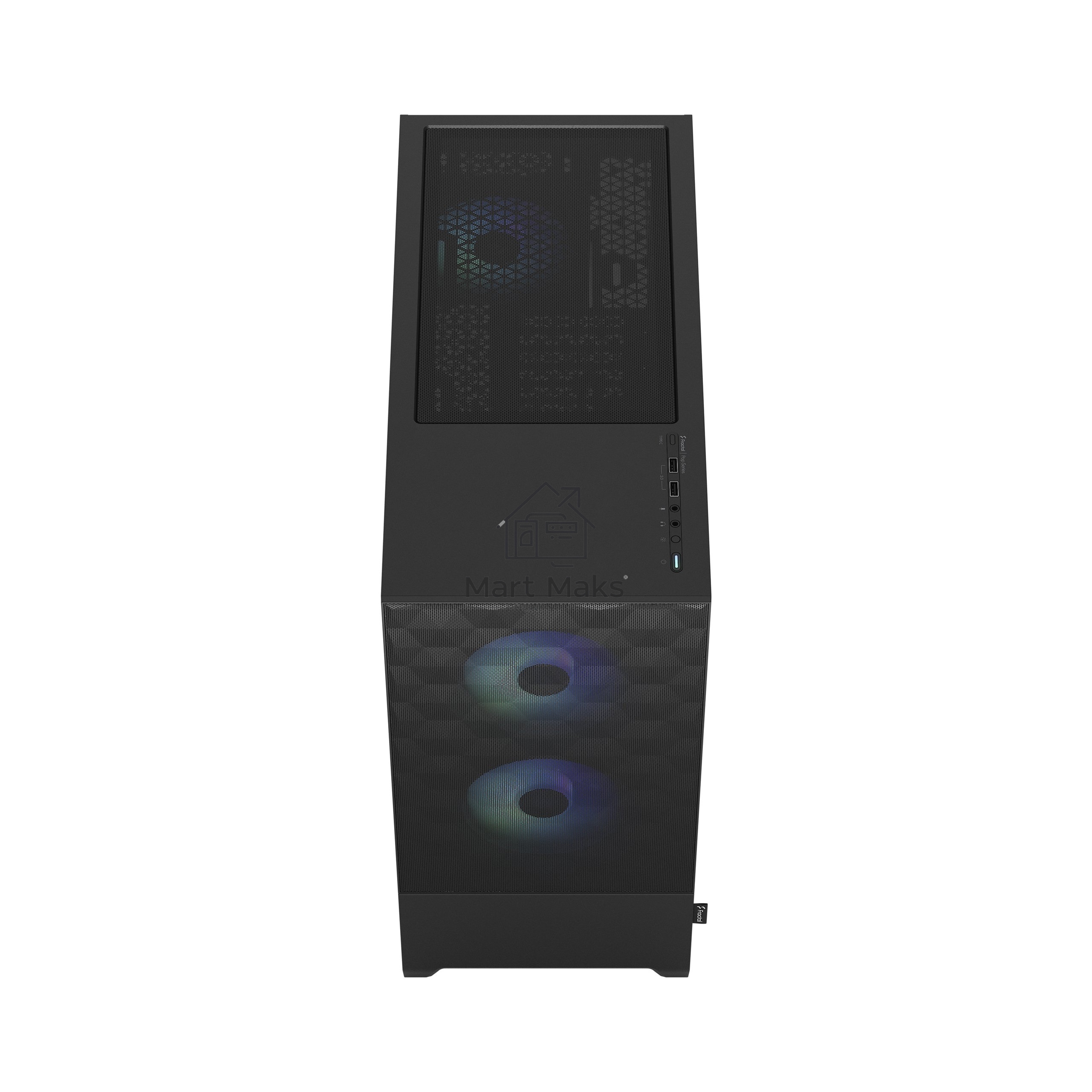 Корпус Fractal Design Pop Air RGB Black TG Clear Tint FD-C-POR1A-06