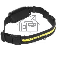 Налобный фонарь RITTER 56204 1 LED COB 7Вт/1200мА·ч/300Лм/IP44 черный
