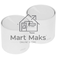 Бесшовный Mesh роутер TP-Link Deco X50(2-Pack) AX3000 10/100/1000BASE-TX