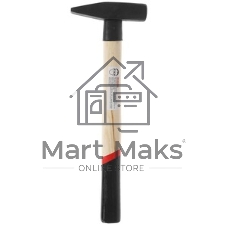 Молоток слесарный Matrix 300 г, квадратный боек, деревянная рукоятка