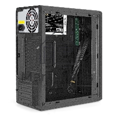 Корпус ExeGate BAA-503-AAA450, Mini-Tower, чёрный, 1 x 80/90 мм, БП 450 Вт