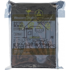 Жесткий диск HDD WD Gold 22Tb 7200rpm SATA 512Mb 3.5