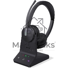 Гарнитура Yealink WH64 Dual UC чёрный, беспроводная, радиоканал, до 16 ч