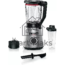 Блендер стационарный Bosch MMB6384M черный/нержавеющая сталь, 1200 Вт, 3 скорости