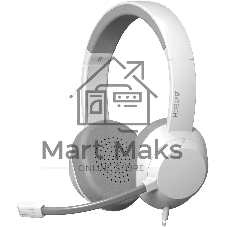 Гарнитура A4Tech Fstyler FH150U белый/серый, проводная