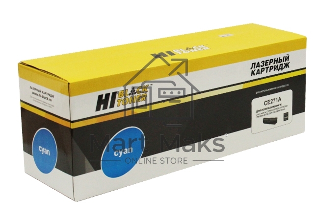 Картридж HP CLJ CP5520/5525/Enterprise M750 (Hi-Black) CE271A, C, 15K   