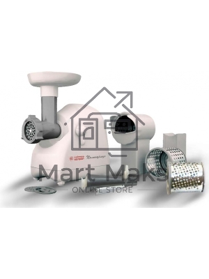 Мясорубка электрическая Белвар КЭМ-П2У 302-09, 1500Вт, насадка для теста, колбас, шинковка, соковыжималка реверс