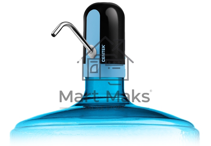 Помпа электрическая Centek CT-3000 черный <1.2л/мин> 5Вт, 1 насос, Li 1200 мАч, USB зарядка, LED