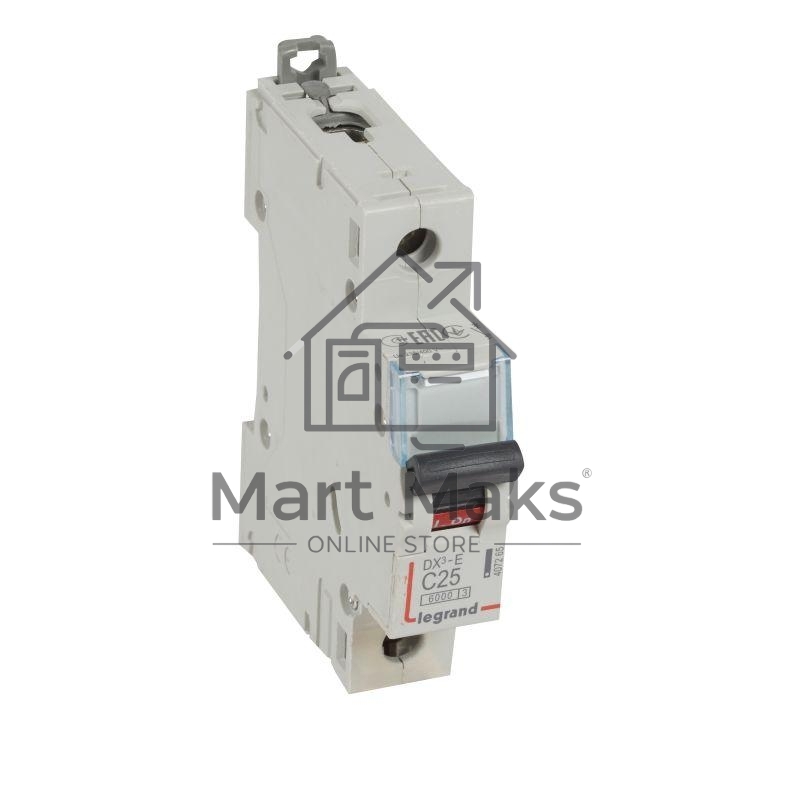 Выключатель автоматический DX3-E C25 1П 6000/6kA Авт.выкл.DX3-E C25 1П 6000/6kA