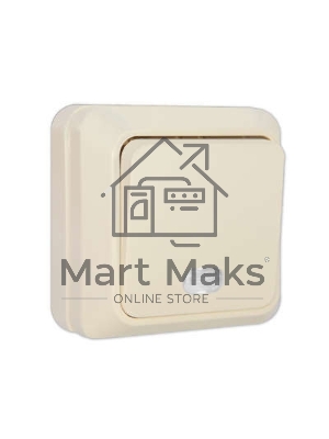 Выключатель 1-кл. ОП Олимп 10А IP20 с индик. беж. Universal Б-О0121