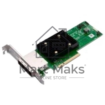 Адаптер SAS 9500-16i SGL (05-50077-02) PCIe v4 x8 LP, Tri-Mode SAS/SATA/NVMe 12G HBA, 16port(4*int SFF8654), 3816 IOC