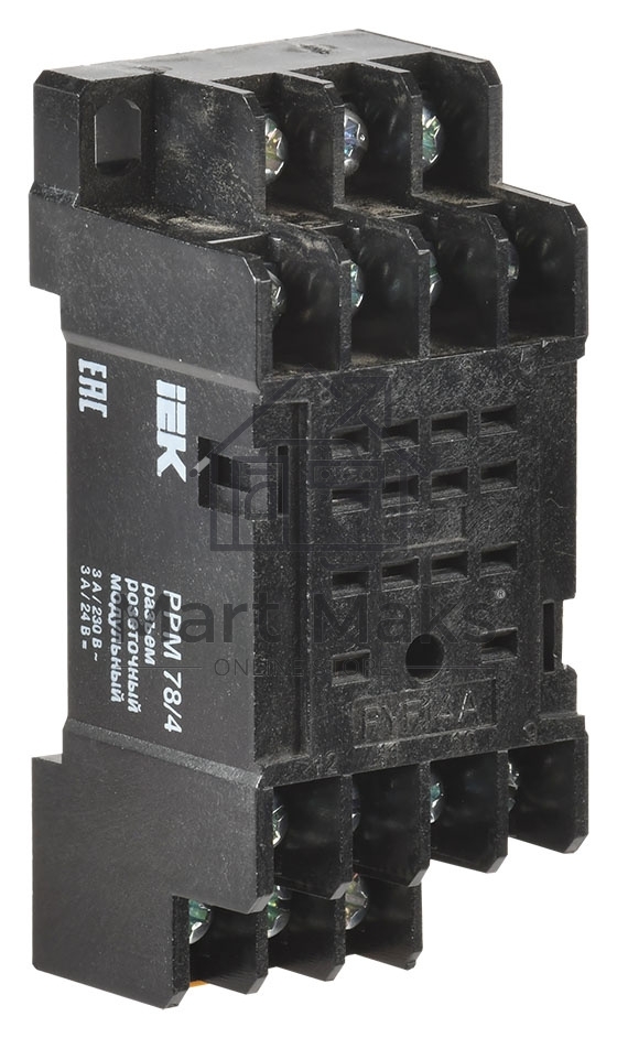 Разъем РРМ78/4(PYF14A) для РЭК78/4(MY4) модульный RRP20D-RRM-4 IEK