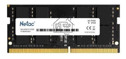 Оперативная память NETAC Basic, DDR4, 8GB (1x8GB), 2666MHz, CL19, SO-DIMM