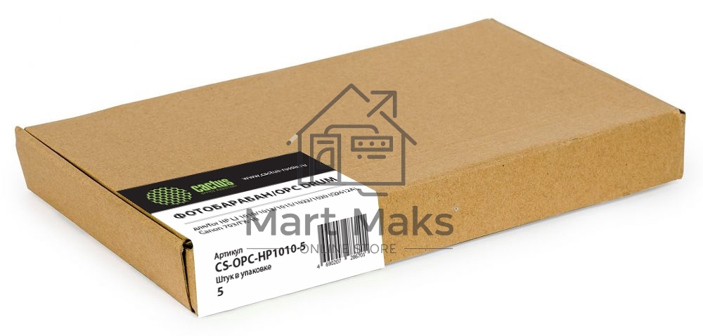 Фотобарабан OPC Cactus CS-OPC-HP1010-5 монохромный для HP LJ 1010/1012/1015/1022/1020 (Q2612A), Canon 703/FX-10