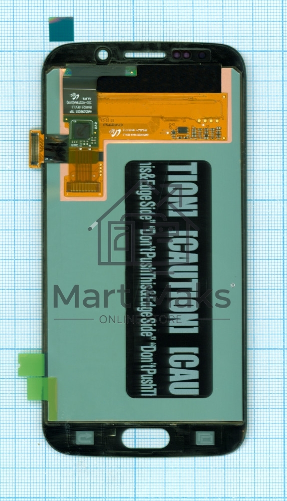 Дисплей для Samsung Galaxy S6 Edge SM-G925F синий