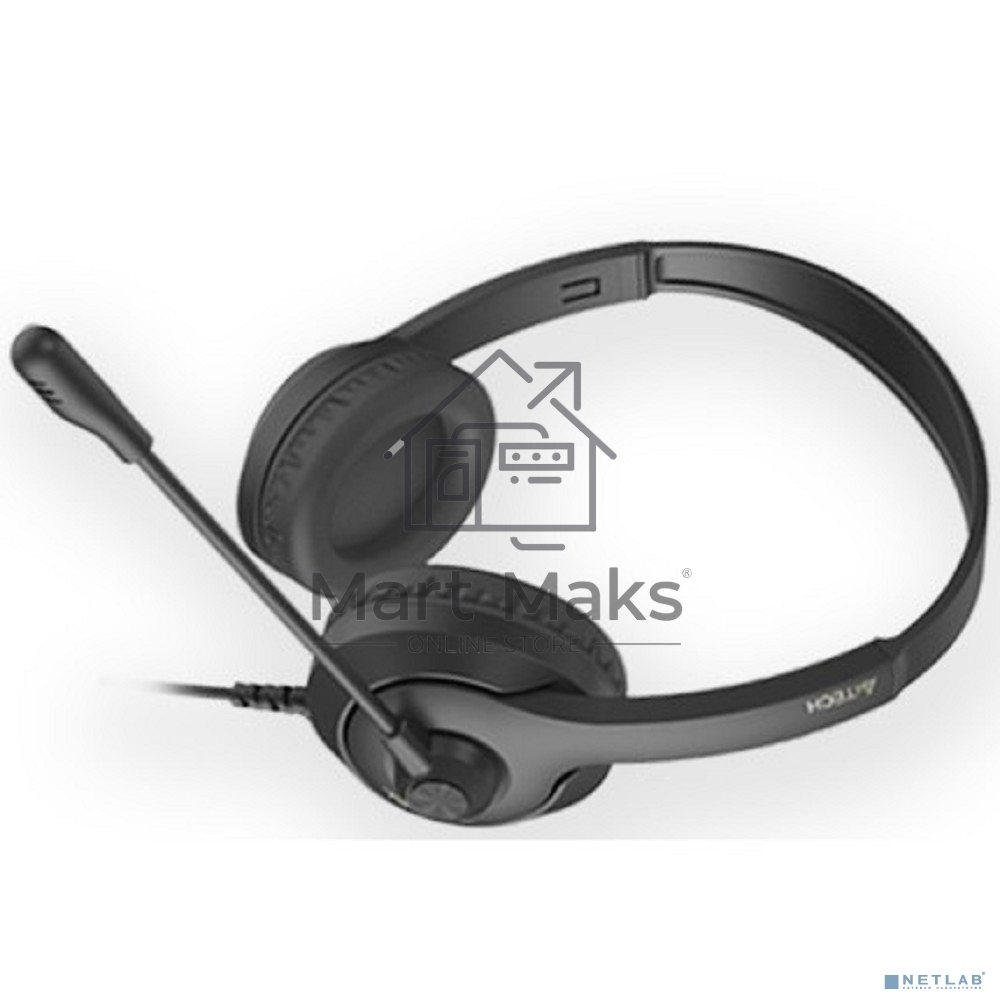 Наушники с микрофоном A4Tech Fstyler FH100 черный 2м