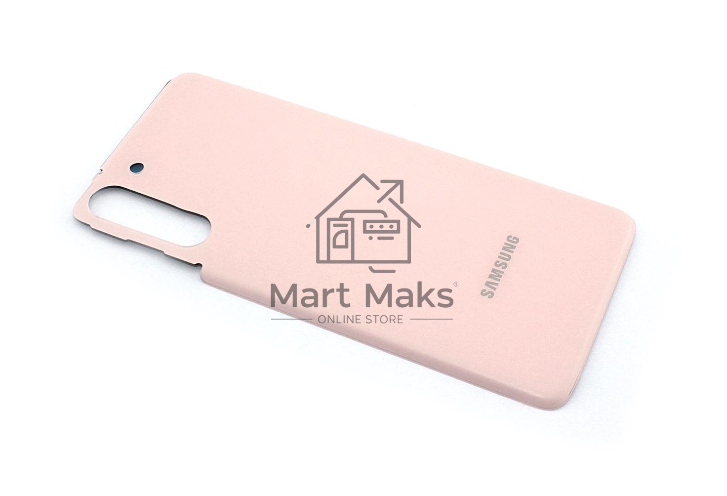 Задняя крышка для Samsung Galaxy S21 G991 розовая