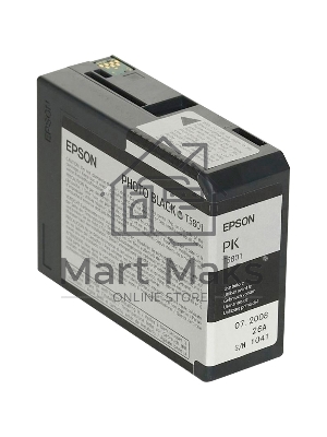 Картридж струйный Epson T5801 (C13T580100) черный (80 мл) для Stylus Pro 3800