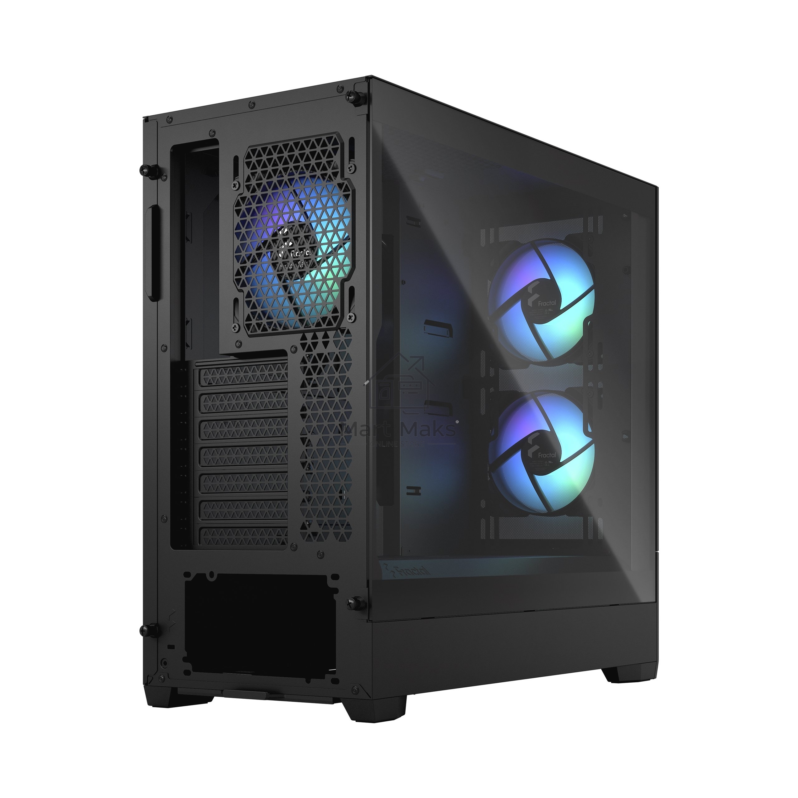 Корпус Fractal Design Pop Air RGB Black TG Clear Tint FD-C-POR1A-06