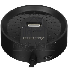 Разветвитель USB 2.0 A4Tech HUB-20 4порт. черный