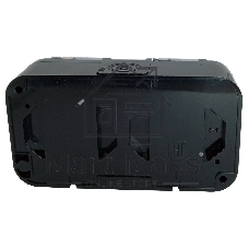 Розетка Bylectrica Роз. 2-местн. ОУ IP54 серия ПРАЛЕСКА АКВА, (РА16-302 черный)
