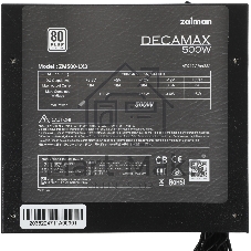 Блок питания Zalman ZM500-LX3, 500Вт, 80 PLUS, 120мм, черный