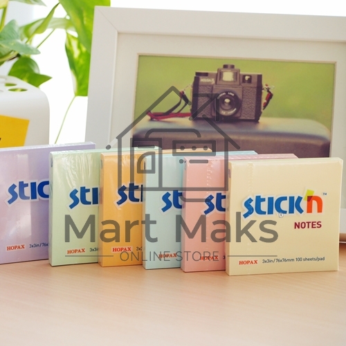 Блок самоклеящийся бумажный Stick`n 21150 76x76мм 100лист. 70г/м2 пастель зеленый