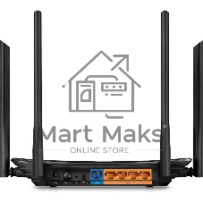 Роутер беспроводной TP-Link Archer A6 AC1350 10/100/1000BASE-TX черный