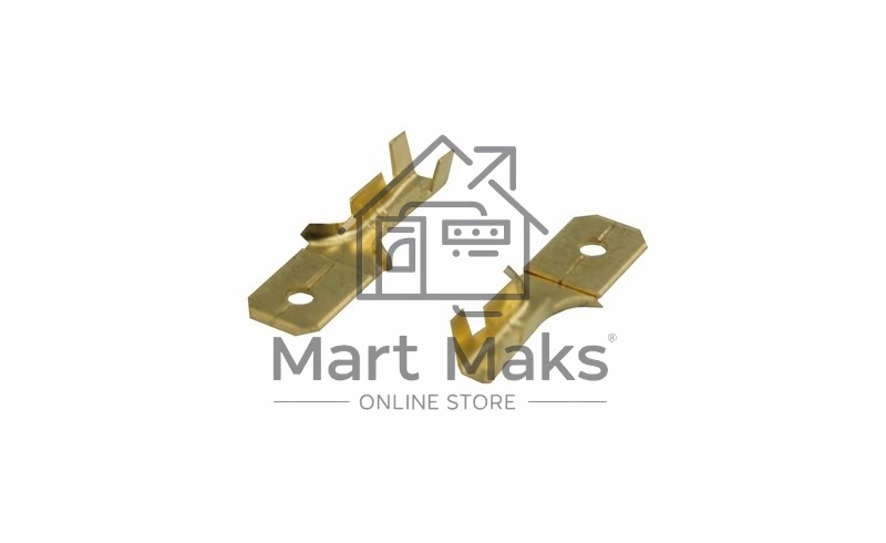 Клемма плоская Rexant штекер 6.3 мм 0,5-1.5 мм² (РП-п 1.5-(6.3) L = 20 мм)