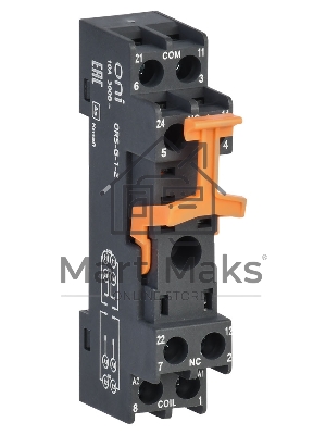 Розетка для реле IEK винт.соед. 300 (ORS-G-1-2-G)