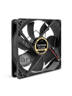 Вентилятор для корпуса ExeGate ExtraPower EP12025BM черный, 120 мм, 1850 об/мин, 30 дБ, 2 pin