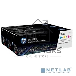 Картридж лазерный комплект HP CF371AM голубой/пурпурный/желтый для LaserJet PRO CP1525N/CP1525NW (3 х 1300)
