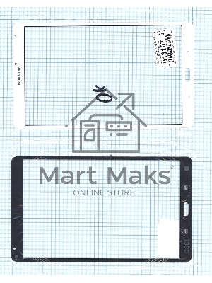 Стекло сенсора для Samsung Galaxy Tab S 8.4 SM-T700 белое