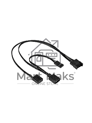 Кабель-адаптер ExeGate EX-CC-F6pARGb-3pARGD+4p для подключения вентиляторов с подсветкой ARGb 6pin к матплатам с ARGb подсветкой (6pin ARGb/5V 3pin ARGb + 4pin)