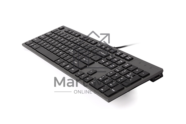 Клавиатура A4Tech KV-300H проводная, USB Type-A, серый