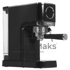 Кофеварка рожковая Korting KCM 1002 EN черный, молотый, 1.2 л, 1350 Вт, 20 бар