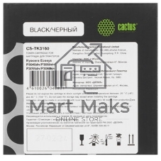Картридж лазерный Cactus CS-TK3160 черный (12500 стр.) для Kyocera Ecosys P3045dn/P3050dn/P3055dn/P3060dn
