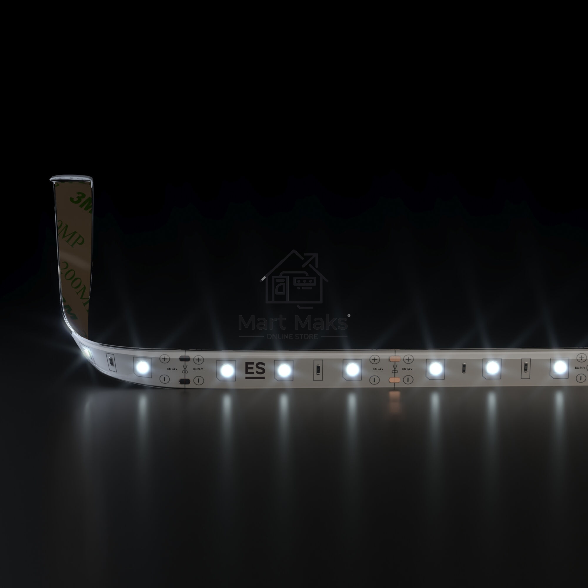 Лента светодиодная 2835 24V 60Led 4,8W IP65 / 60Led 4,8W IP65 4200K дневной белый