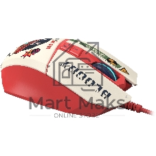 Мышь проводная A4Tech Bloody W63 Max Proxy Boom бежевый/красный, 12000 dpi, USB, кнопки - 9