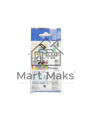 Наклейка ламинированная Brother TZe-611 (6 мм черн/желт, аналог TZ-611)