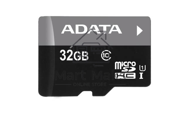 Флеш карта microSDHC 32GB ADATAUHS-1 CL10 (AUSDH32GUICL10-RA1) + SD adaptor
