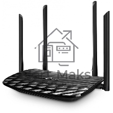 Роутер беспроводной TP-Link Archer A6 AC1350 10/100/1000BASE-TX черный