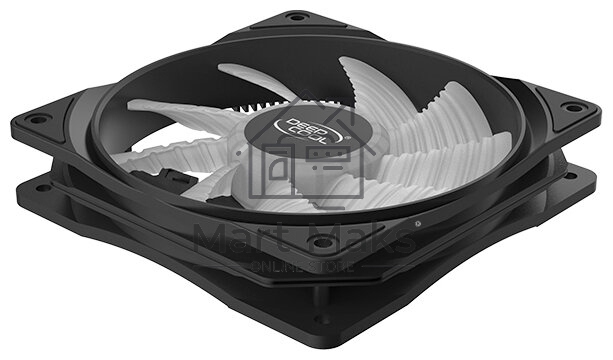 Вентилятор для корпуса DEEPCOOL RF120R черный, 120 мм, 1300 об/мин, 21.9 дБ, 3 pin