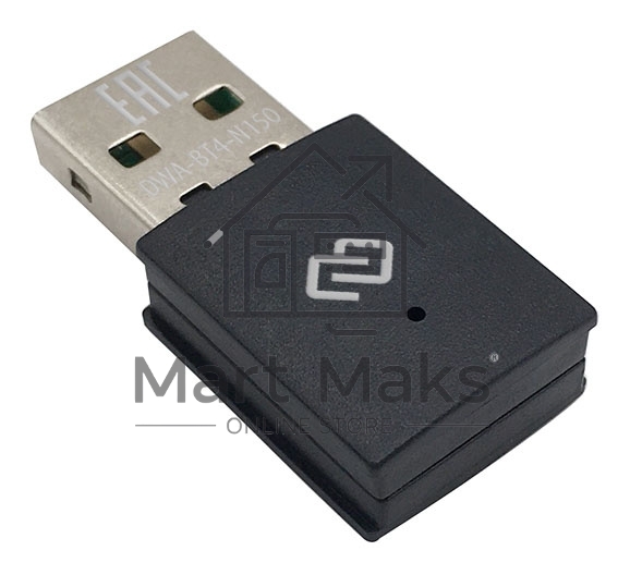 Сетевой адаптер WiFi + Bluetooth Digma DWA-BT4-N150 N150 USB 2.0 (ант.внутр.) 1ант. (упак.:1шт)
