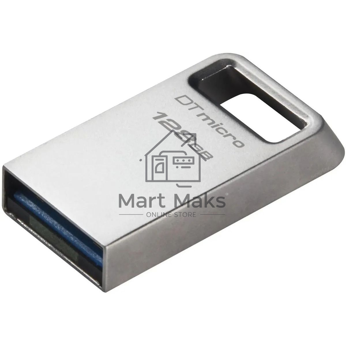 Флешка USB R/W R/W Kingston 128Gb DataTraveler Micro DTMC3G2/128GB USB3.0 серебристый